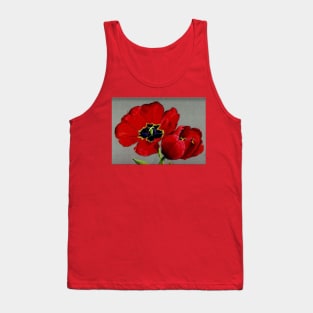 Red Tulips Tank Top